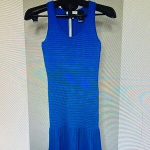 Michael Kors Womens Mini Dress Royal Blue Size XS